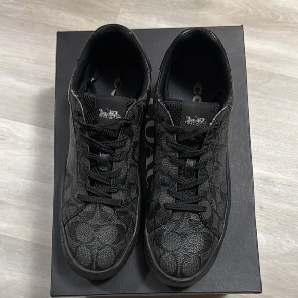 Coach Black Signature Sneakers - Picture 2 of 2